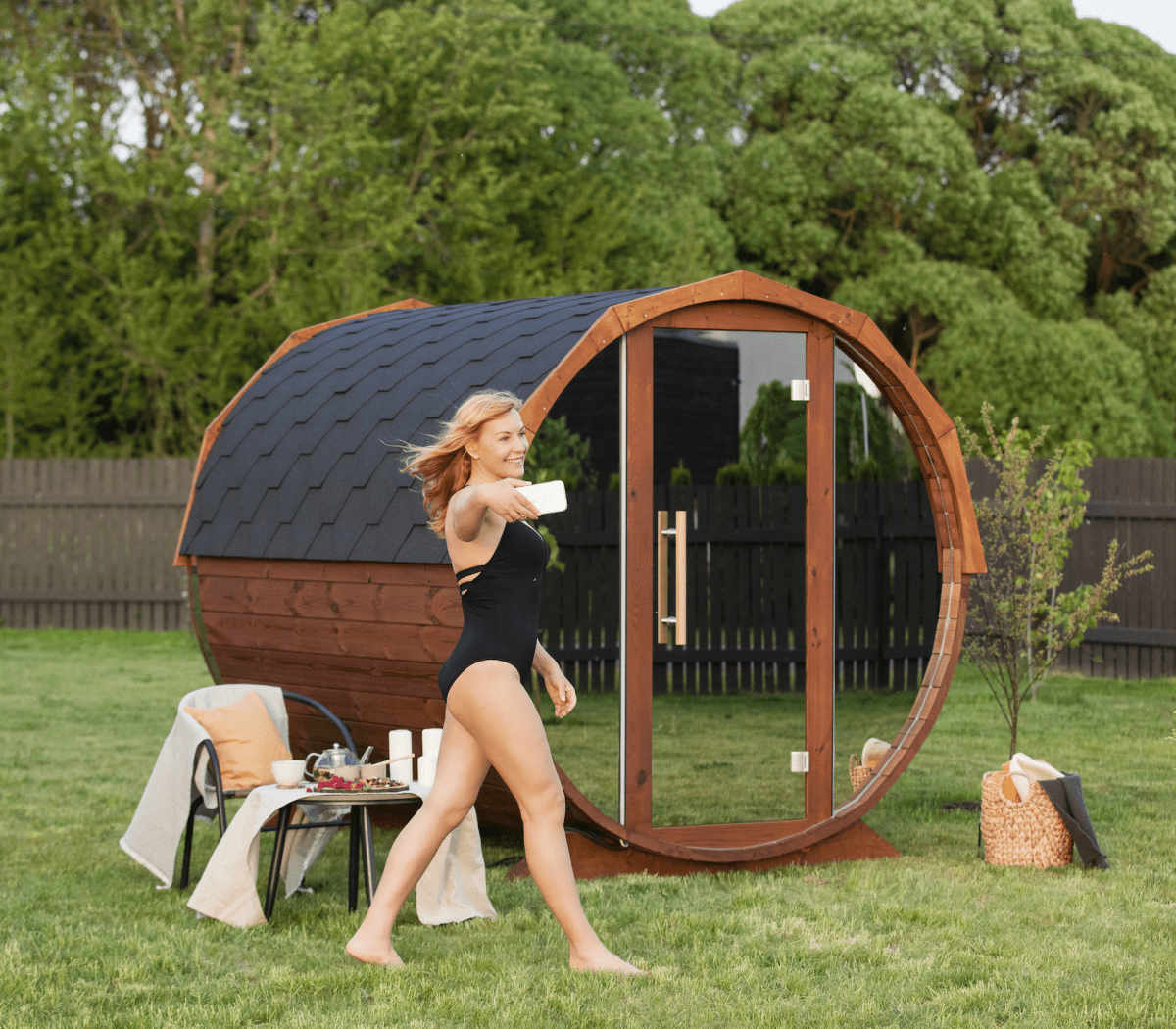 Moviestar Outdoor Barrel Sauna in