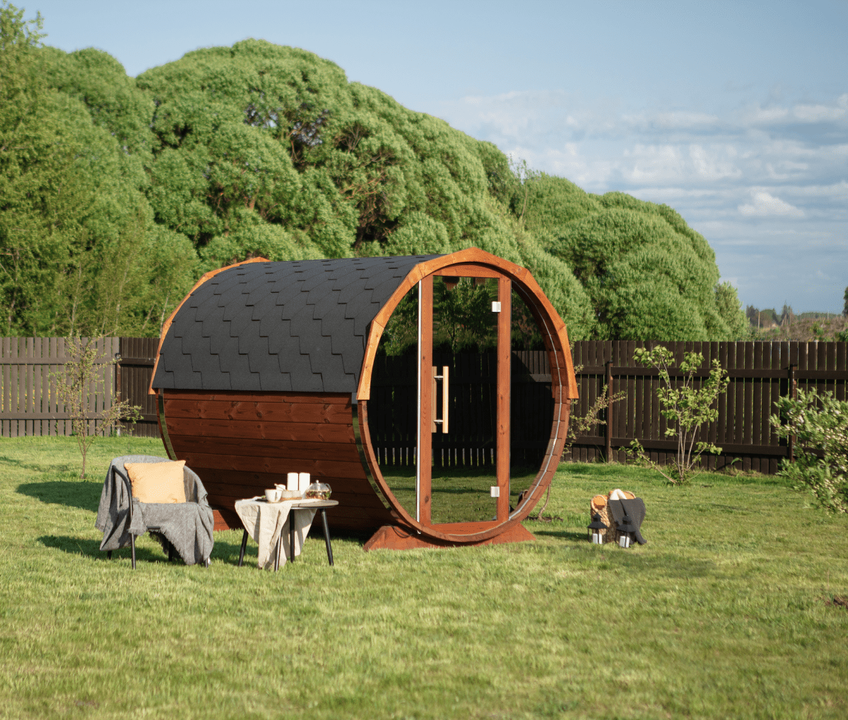 Moviestar Outdoor Barrel Sauna in