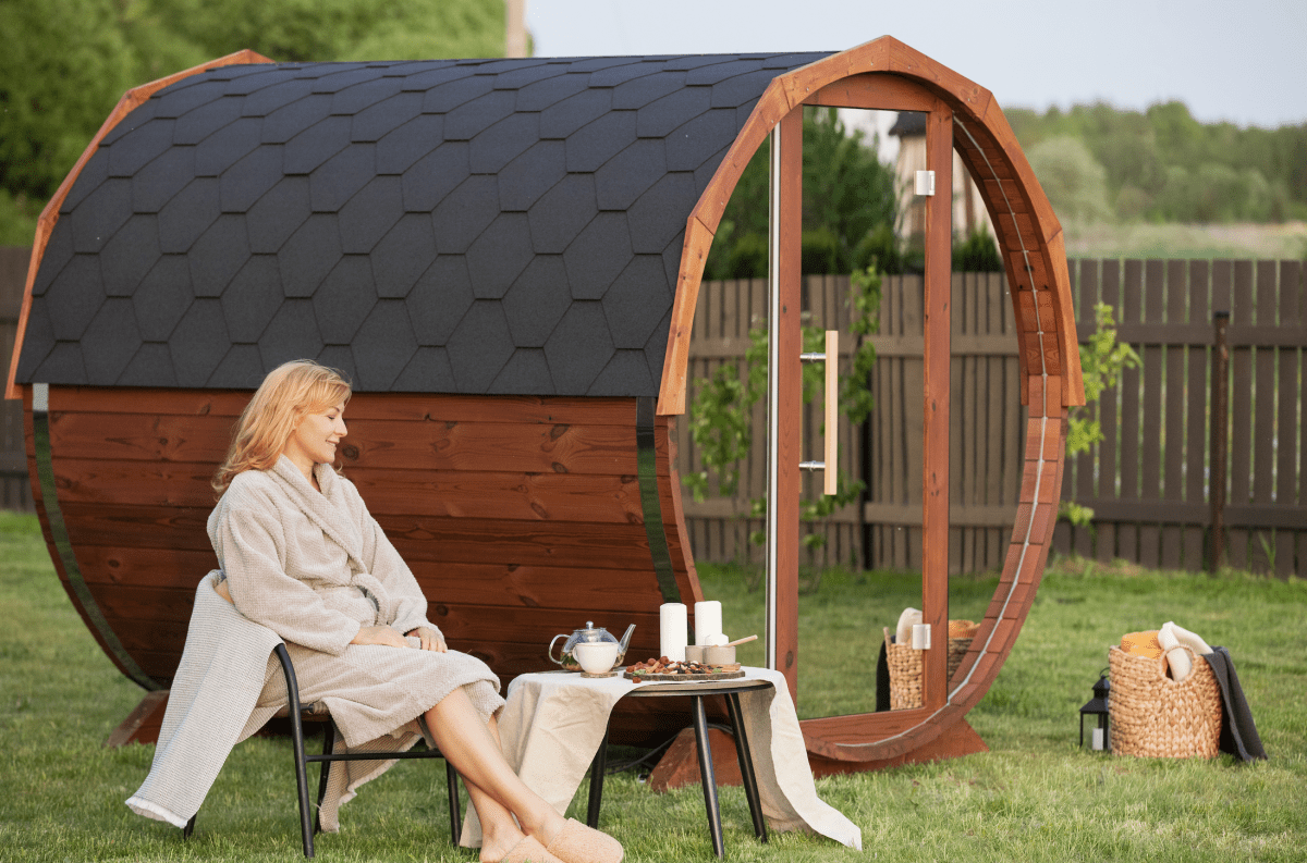 Moviestar Outdoor Barrel Sauna in