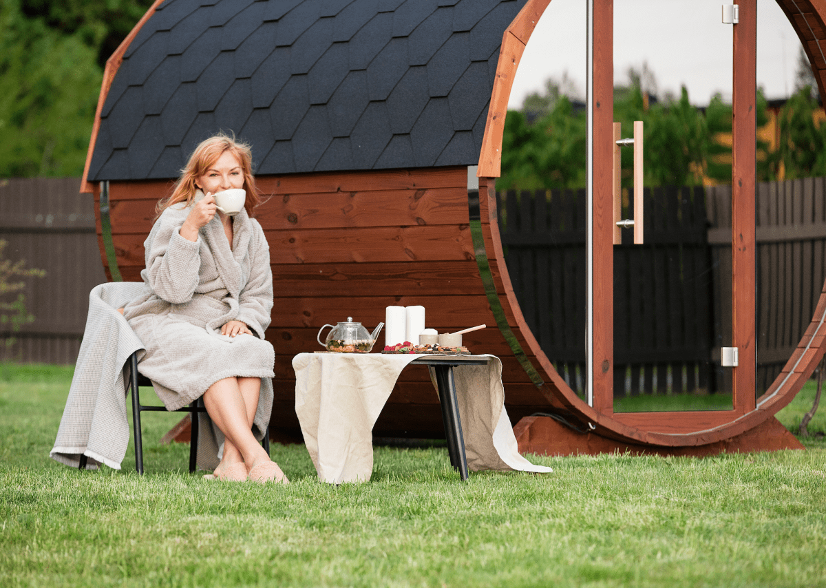 Moviestar Outdoor Barrel Sauna in