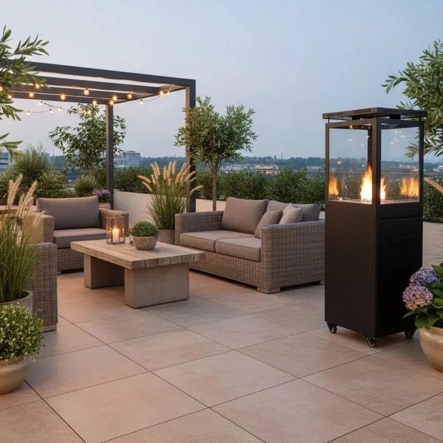 Muztag Murcia Stylish Patio Heater in Black