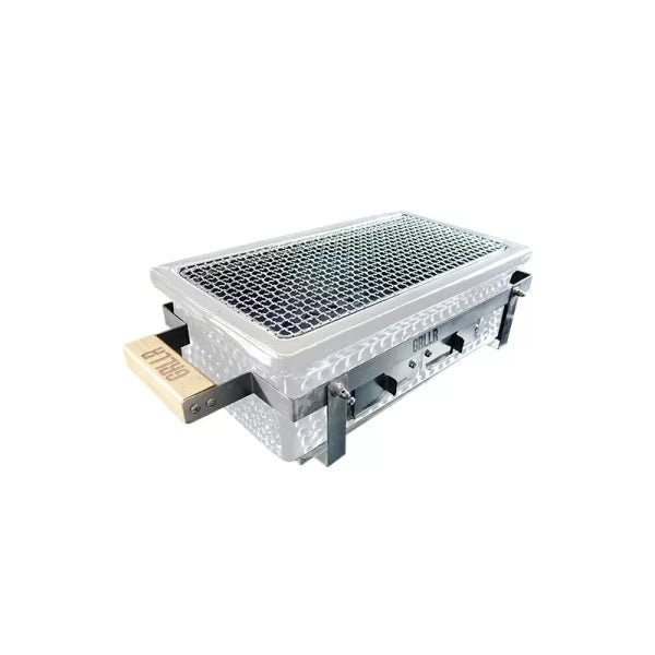 GRLLR Osaka Shichirin Rectangular Table Barbecue - outdoor grill - Ice Cold Spice | White