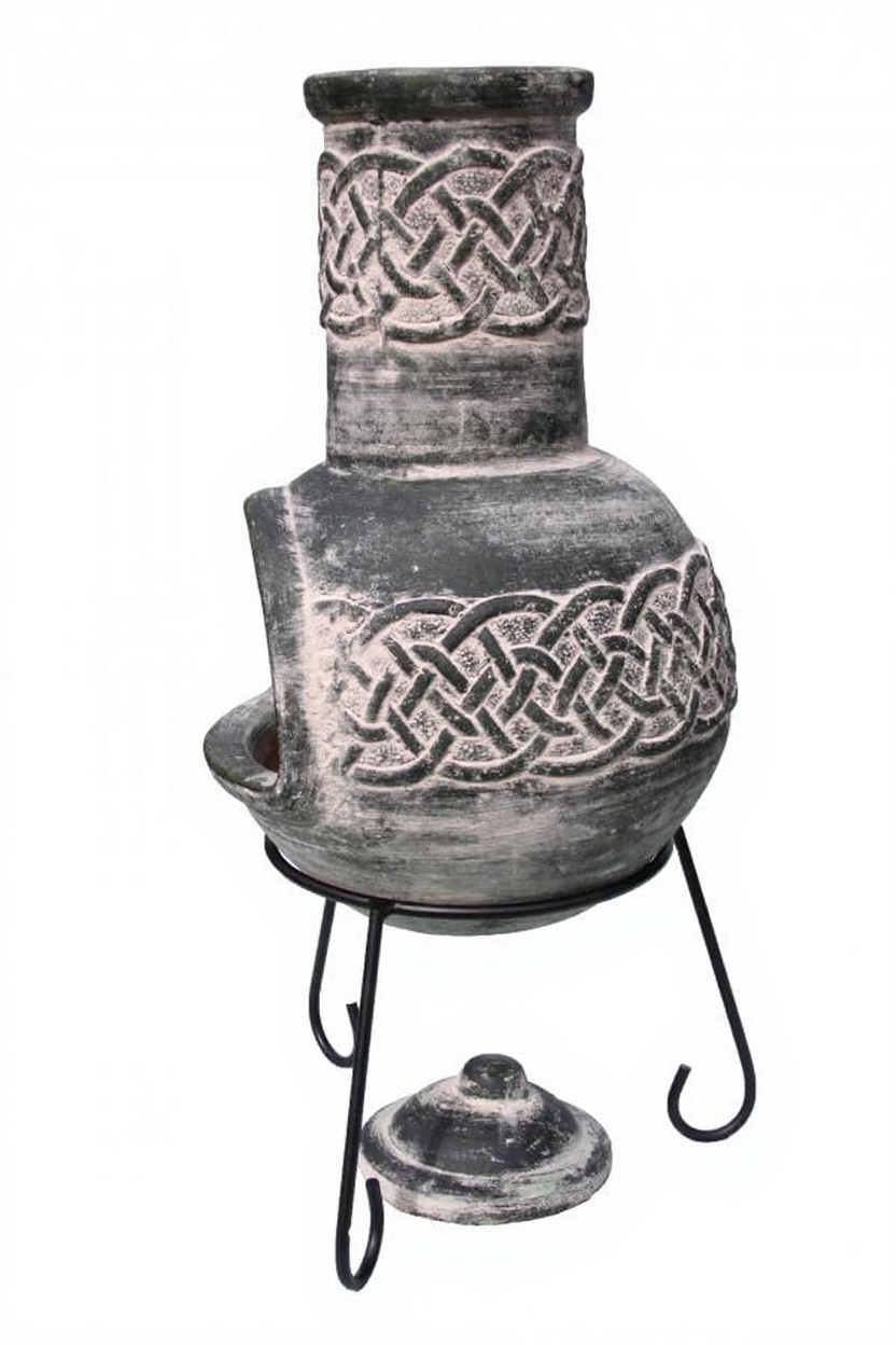 Gardeco Edyth Green Mexican Chimenea