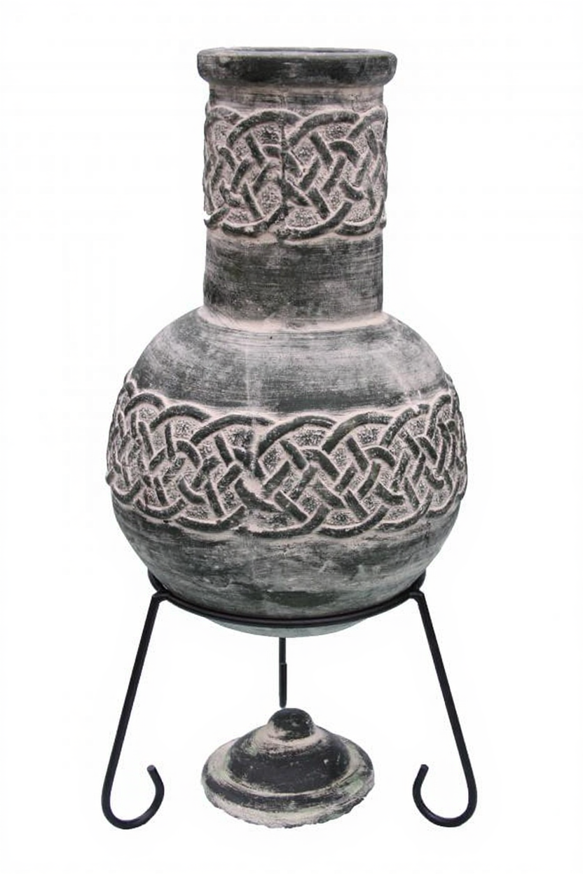 Gardeco Edyth Green Mexican Chimenea