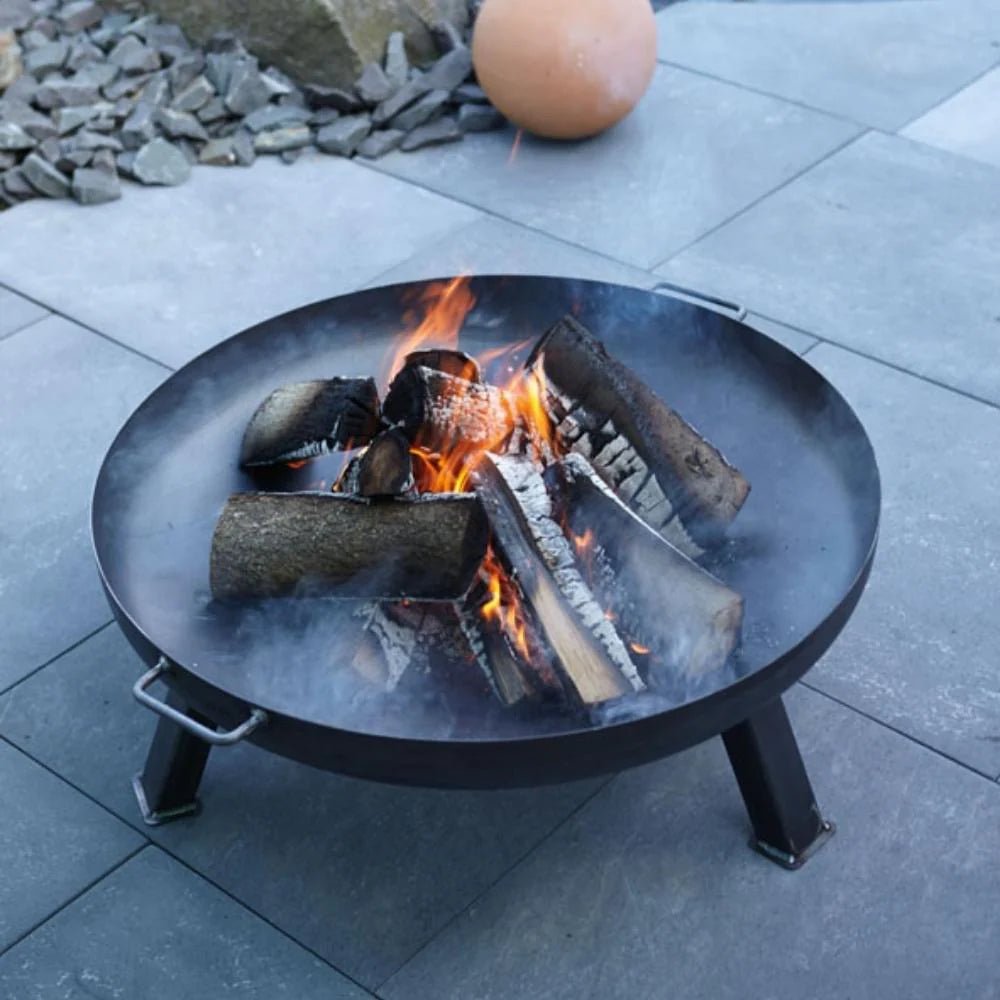 Pallet of Buschbeck Ifen Steel Fire Pit in Black