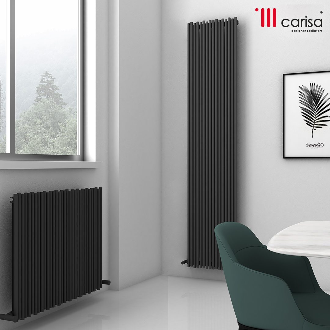 Carisa Pipette Horizontal Designer Aluminium Radiator