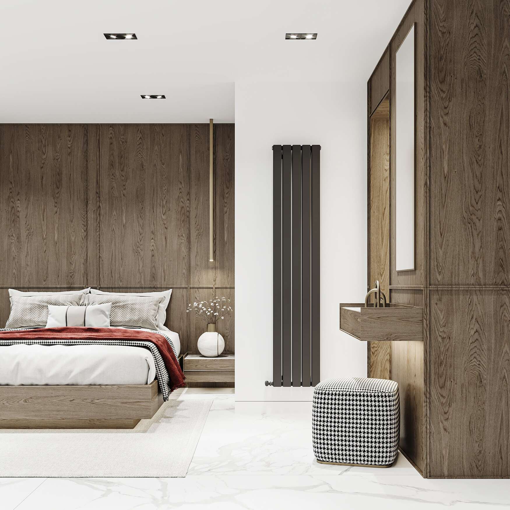 Carisa Plata Double Tall Slim Aluminium Radiator | 2 colours, 6 sizes