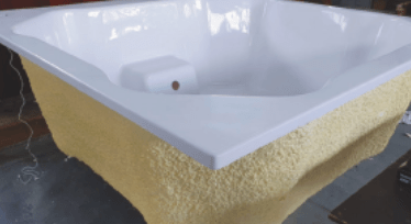 Polar Spa Insulation of the Composite Bowl in