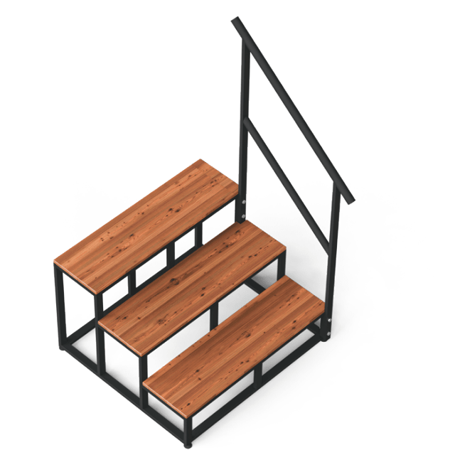 Polar Spa Large Safety Steps With Handrail in