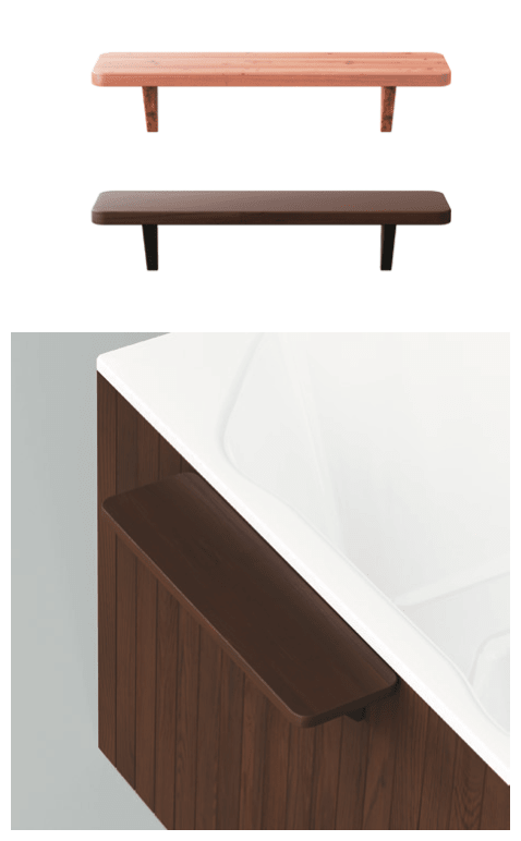 Polar Spa Straight Shelf in