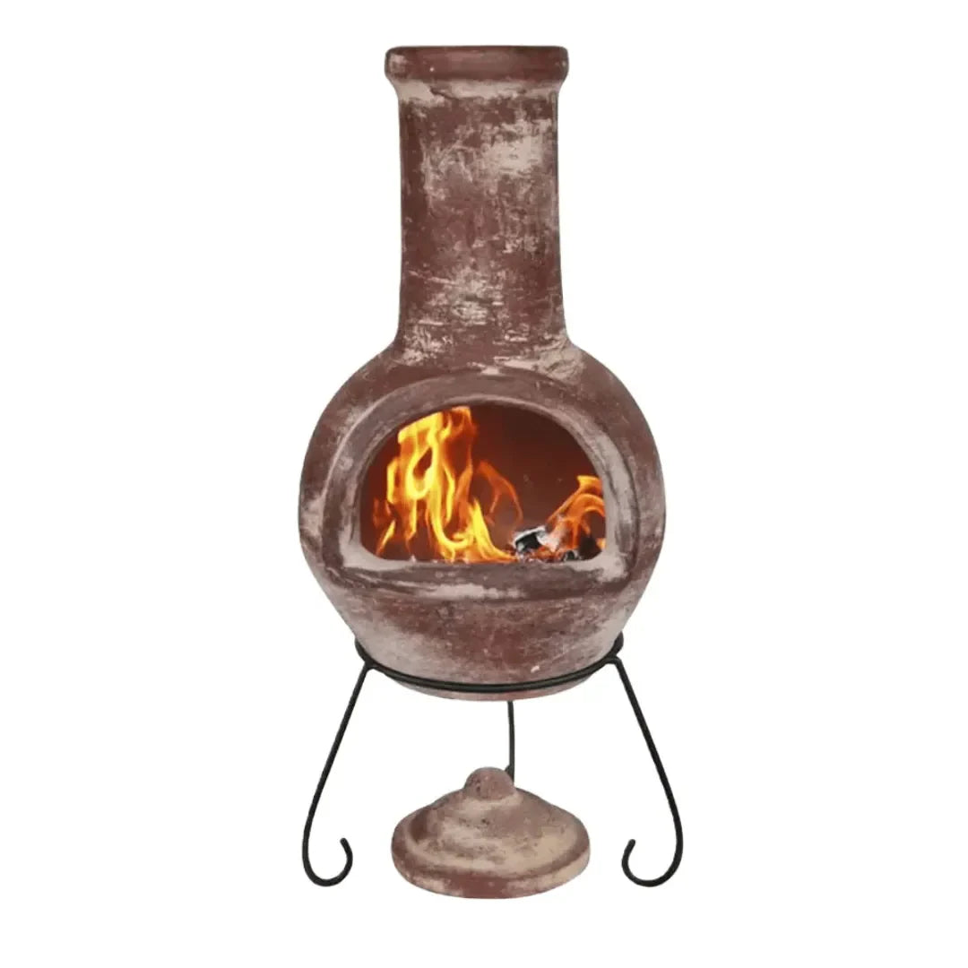 Gardeco Colima Terracotta Mexican Chimenea