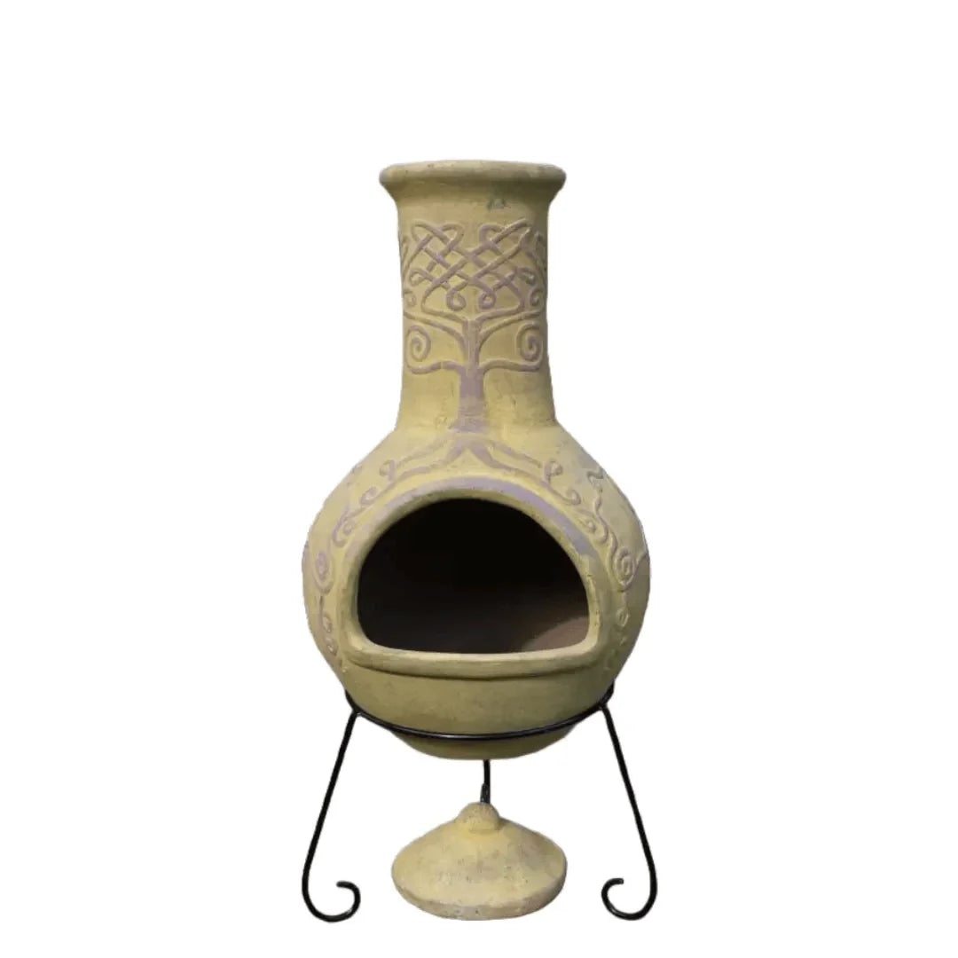 Gardeco Yellow Derwyn The Tree Mexican Chimenea