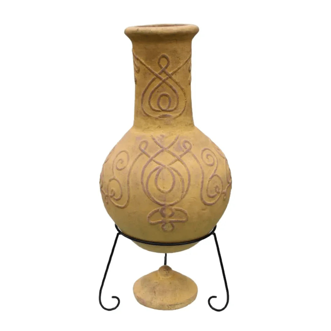 Gardeco Yellow Derwyn The Tree Mexican Chimenea