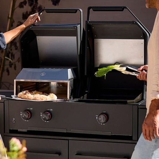 Cozze® Quattro 900 - pizza oven - Ice Cold Spice | Black