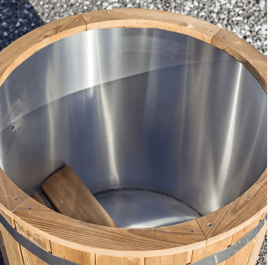 Queen Stainless Steel Cold Plunge Tub for One in