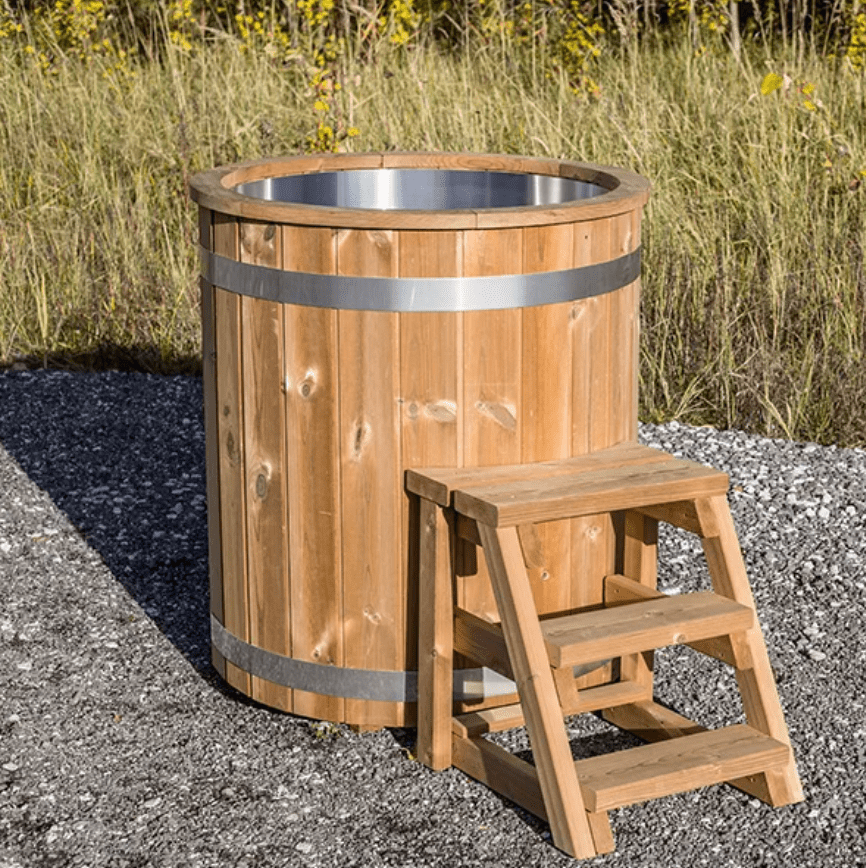 Queen Stainless Steel Cold Plunge Tub for One in