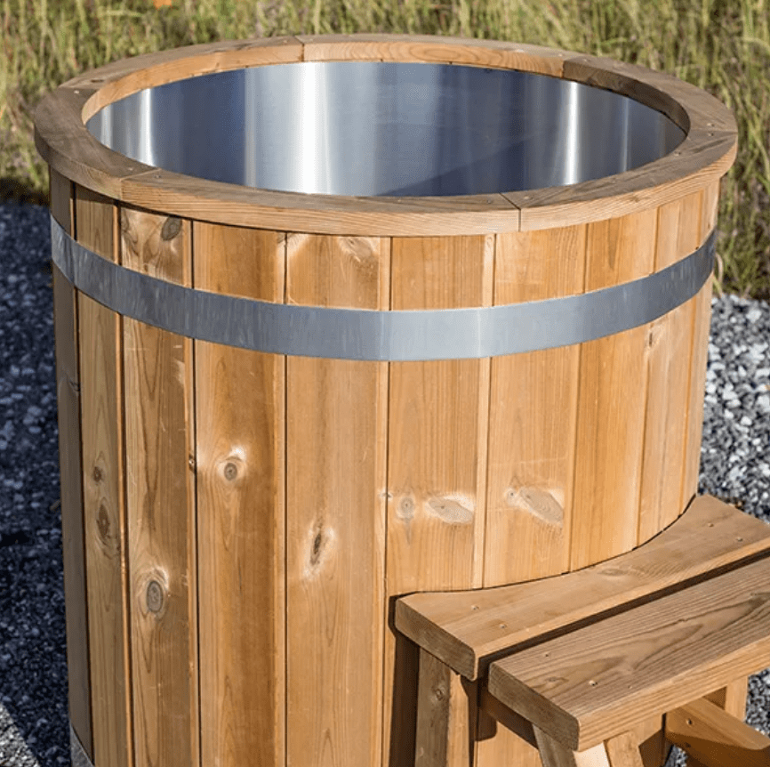 Queen Stainless Steel Cold Plunge Tub for One in