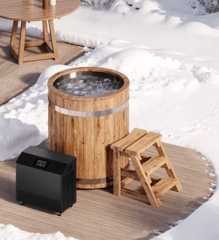 Queen Stainless Steel Cold Plunge Tub for One in