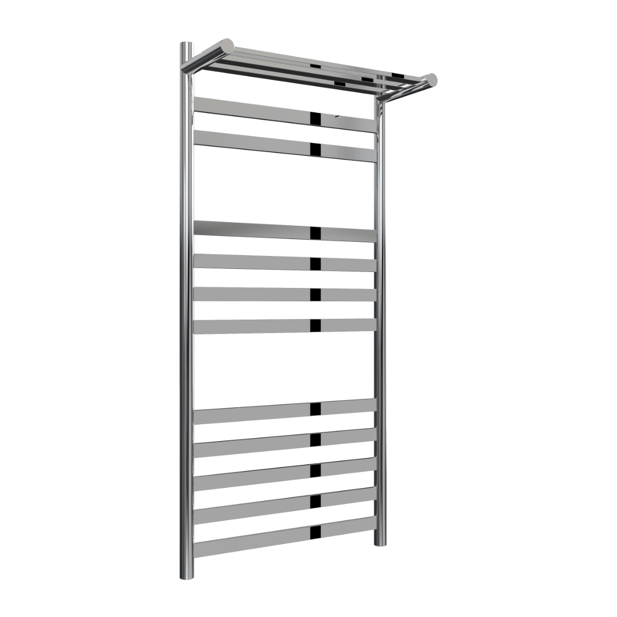 Reina Alento Polished Stainless Steel Heated Towel Rail in 1120H x 530W