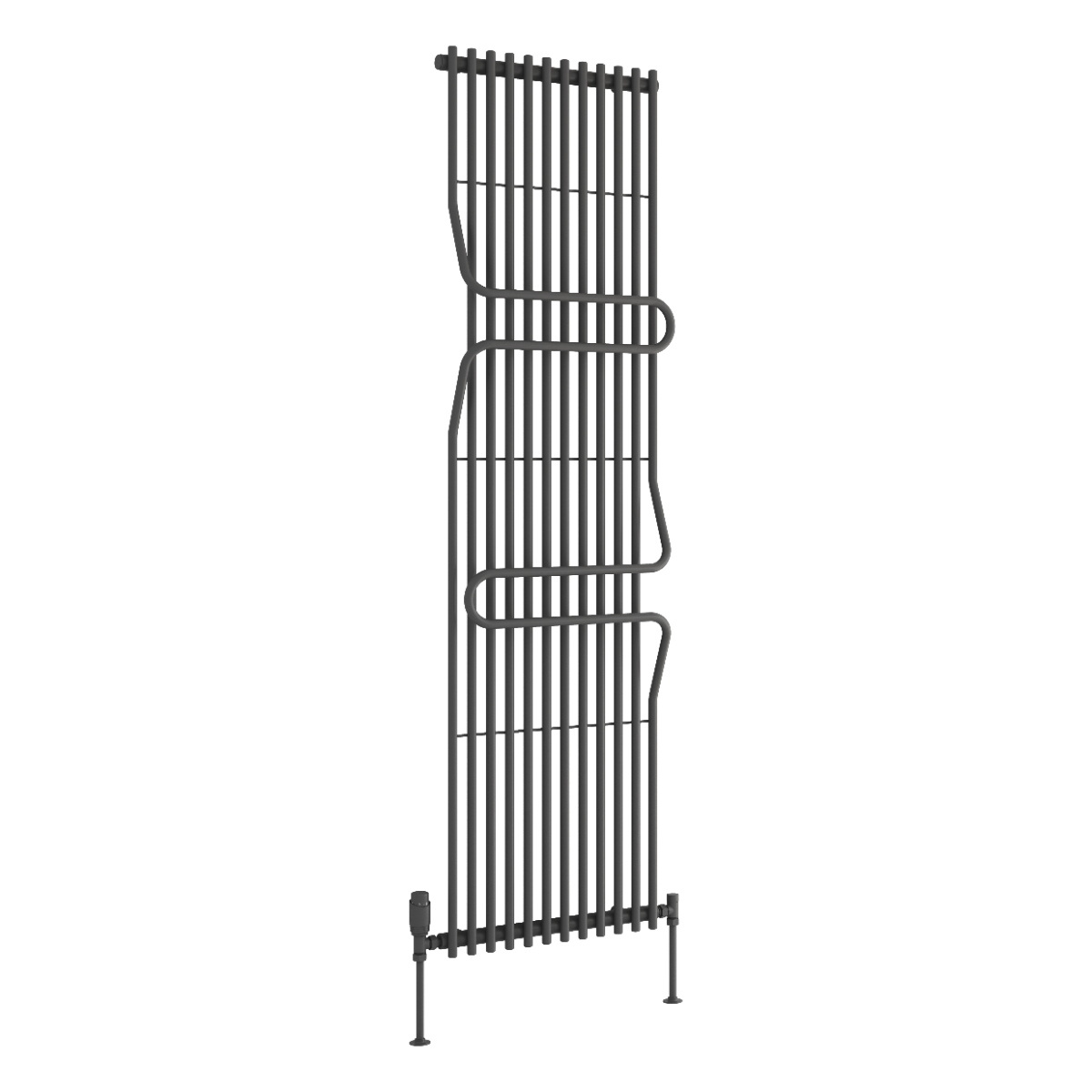 Reina Aletta Steel Vertical Bathroom Radiator 1800H x 500W | 3 colours, 1 size