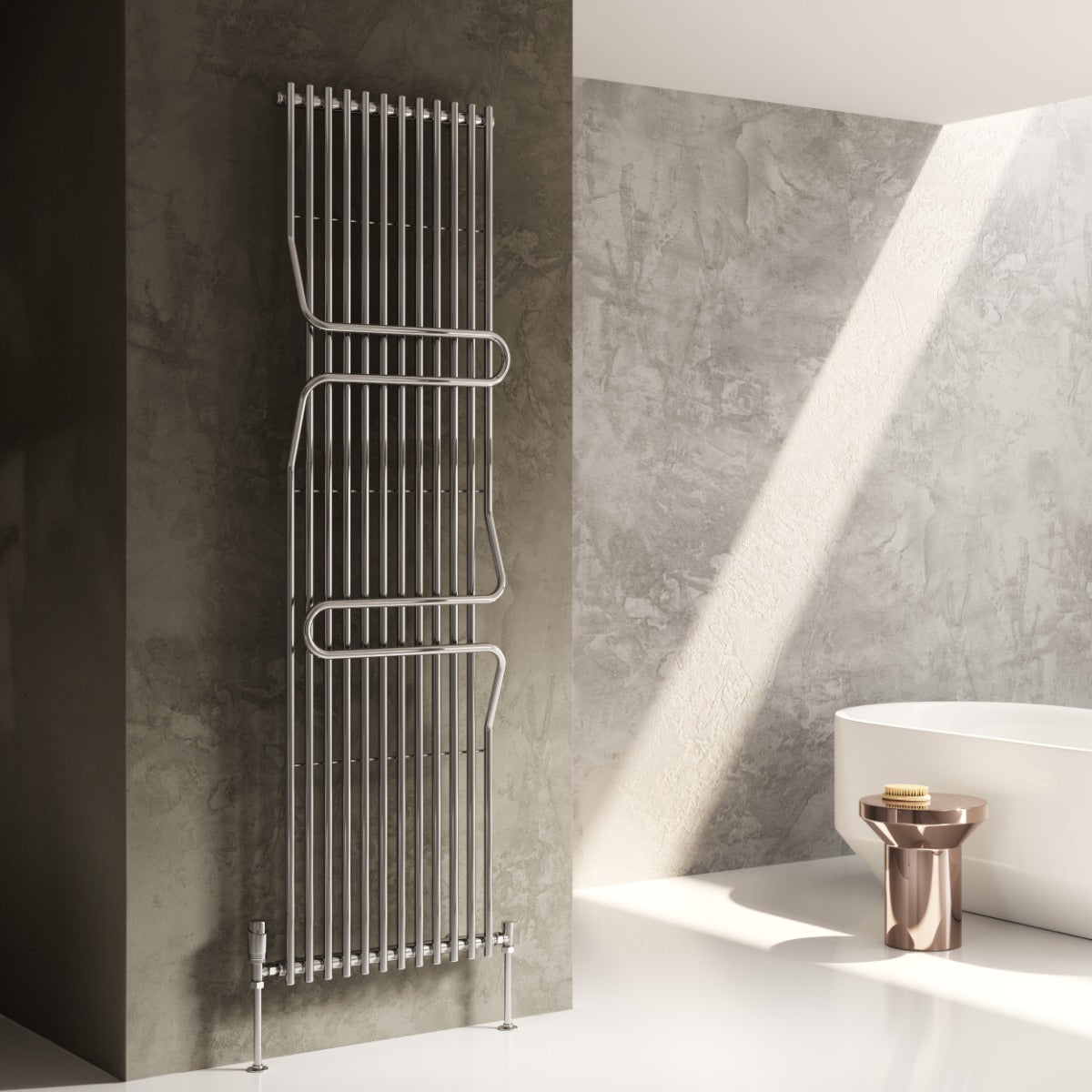 Reina Aletta Stylish Vertical Bathroom Radiator