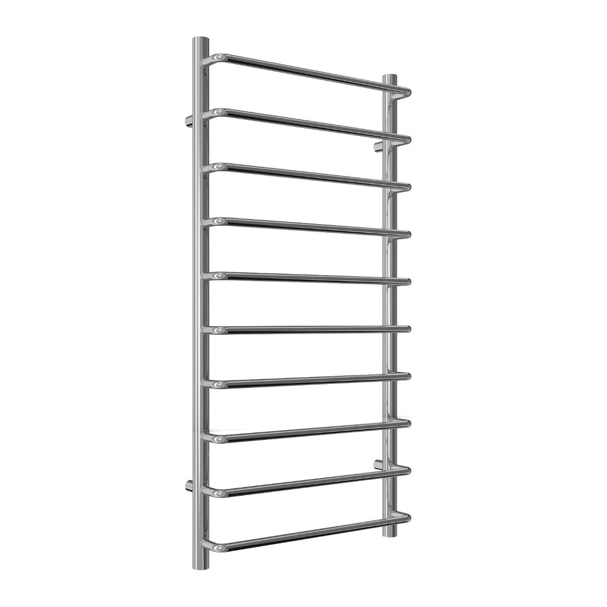 Reina Aliano Steel Wall Mounted Chrome Silver Towel Radiator | 1 colour, 2 sizes