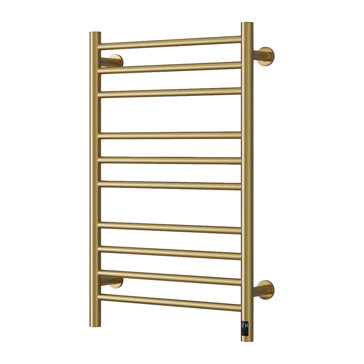 Reina Arnage Dry Electric Stainless Steel Brushed Brass Towel Radiator