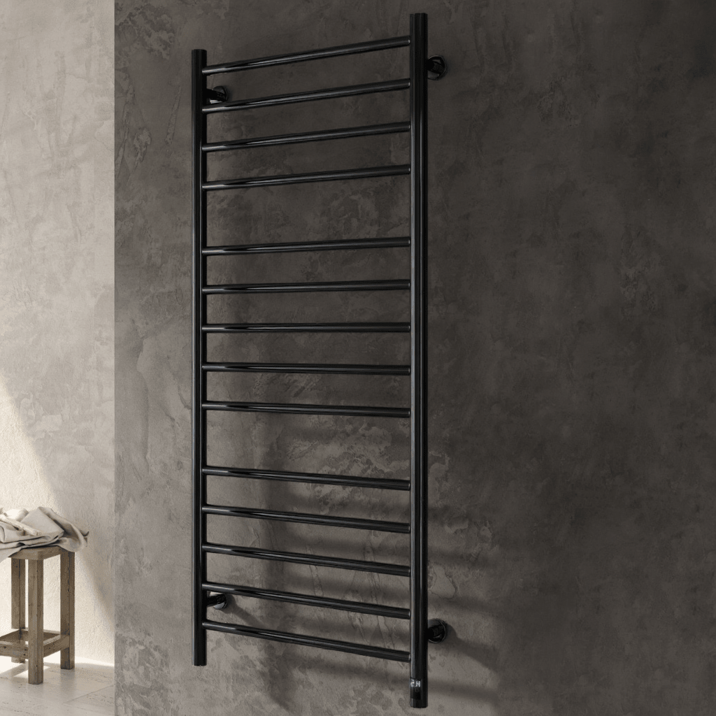 Reina Arnage Dry Electric Stainless Steel Stylish Towel Radiator in 1200H x 500W