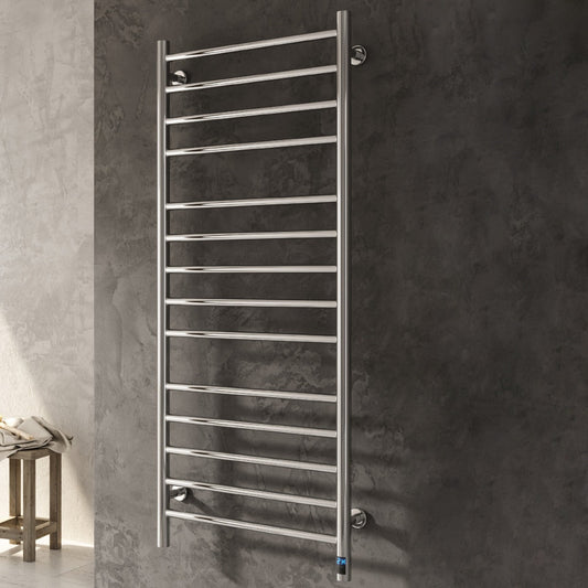 Reina Arnage Dry Electric Stainless Steel Stylish Towel Radiator in 1200H x 500W