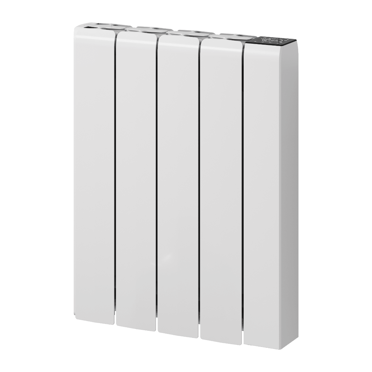 Reina Aron Minimalist Horizontal Electric Aluminium Radiator in White
