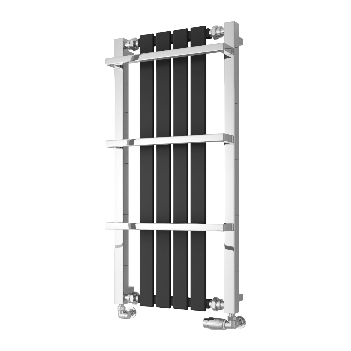 Reina Ashen Bathroom Towel Radiator in 1000H x 490W