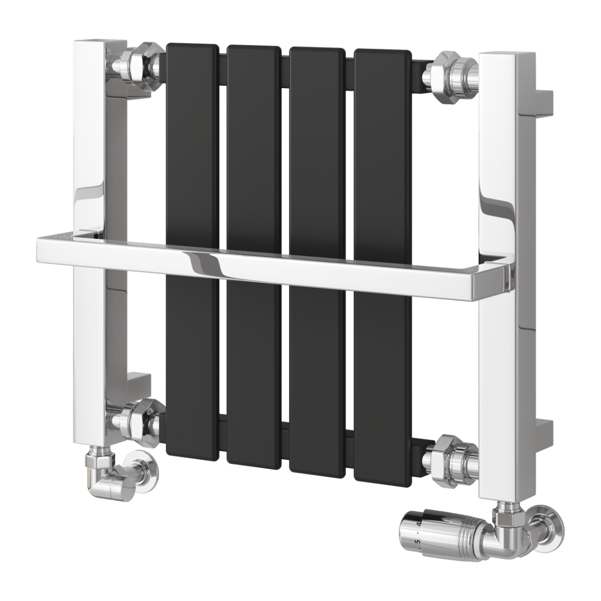 Reina Ashen Bathroom Towel Radiator in 400H x 490W