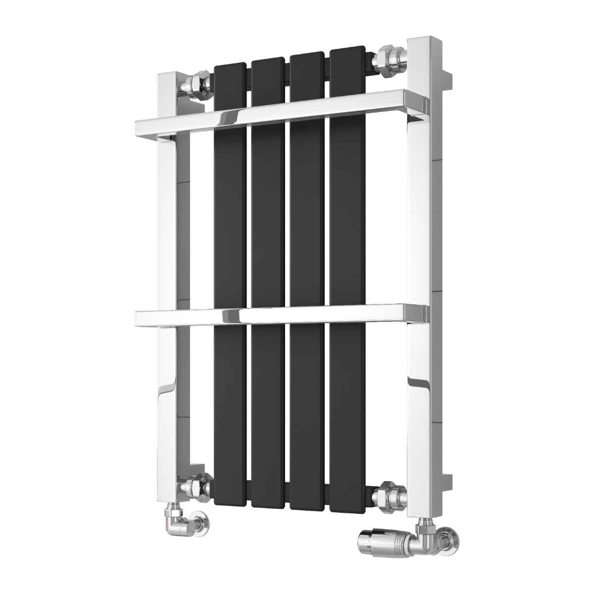 Reina Ashen Bathroom Towel Radiator in 700H x 490W