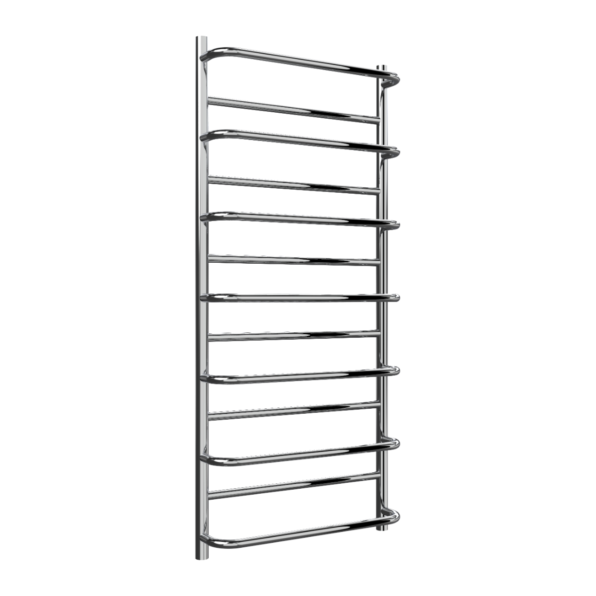 Reina Belbo Stainless Steel Heated Towel Rail in Polished Stainless Steel