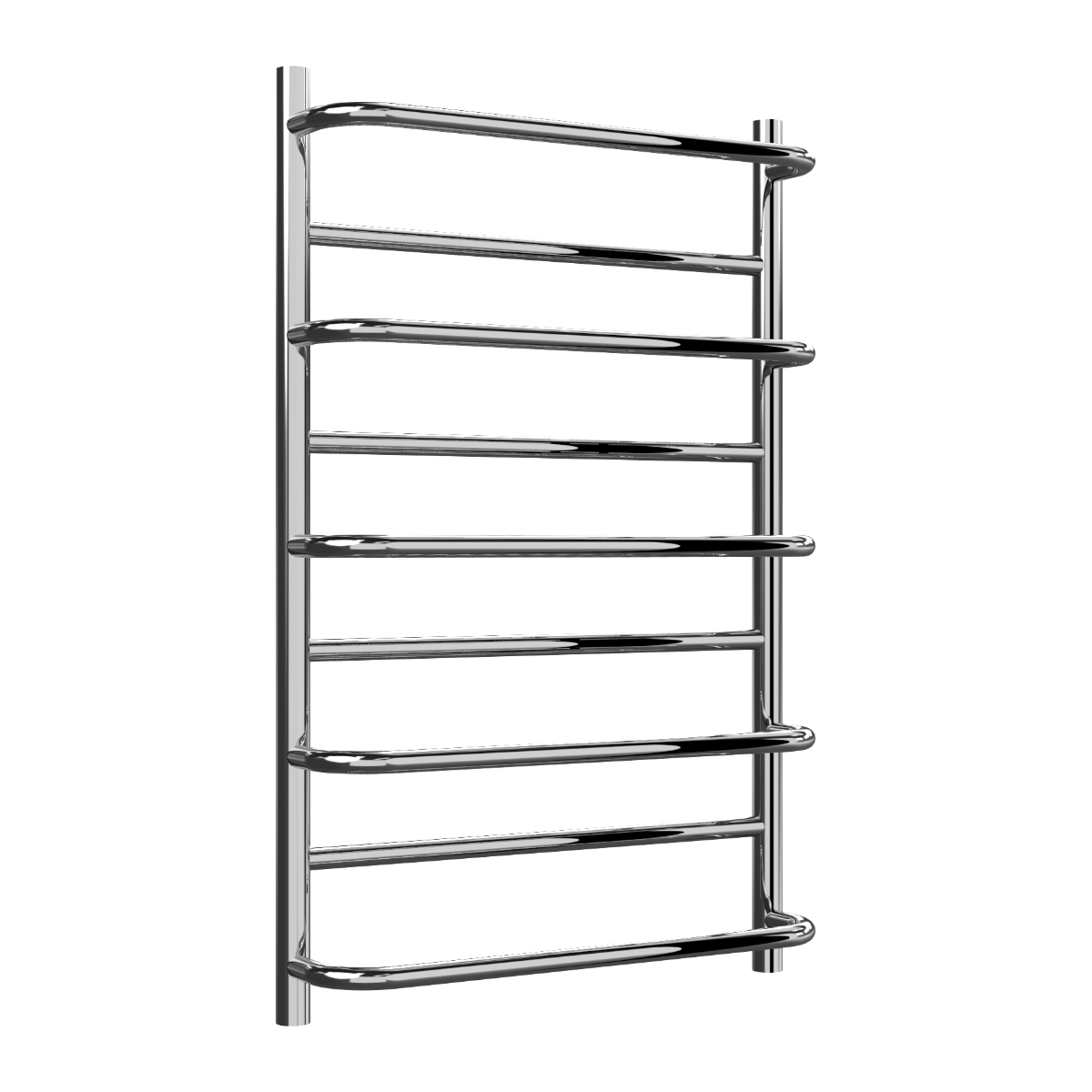 Reina Belbo Stainless Steel Heated Towel Rail in Polished Stainless Steel in 820H x 530W