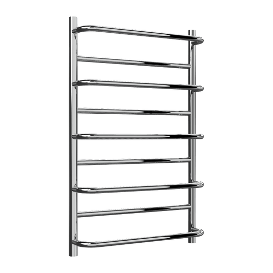 Reina Belbo Stainless Steel Heated Towel Rail in Polished Stainless Steel in 820H x 530W
