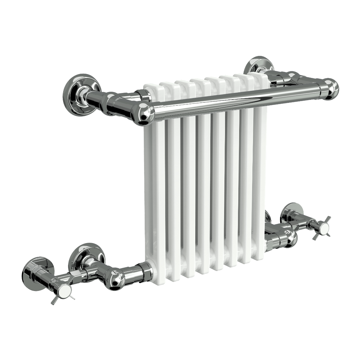 Reina Camden Traditional Column Bathroom Radiator in 505H x 675W