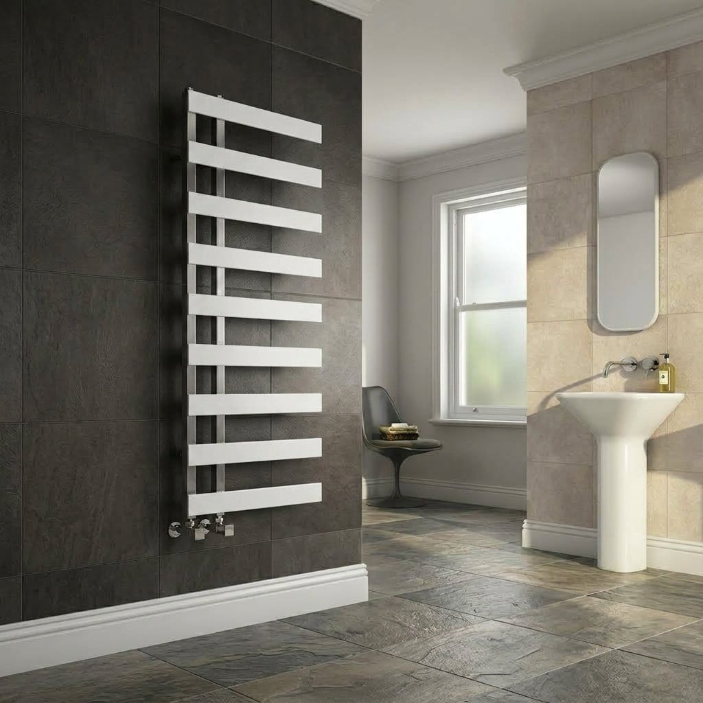 Reina Capelli Stainless Steel Towel Radiator in 800H x 500W
