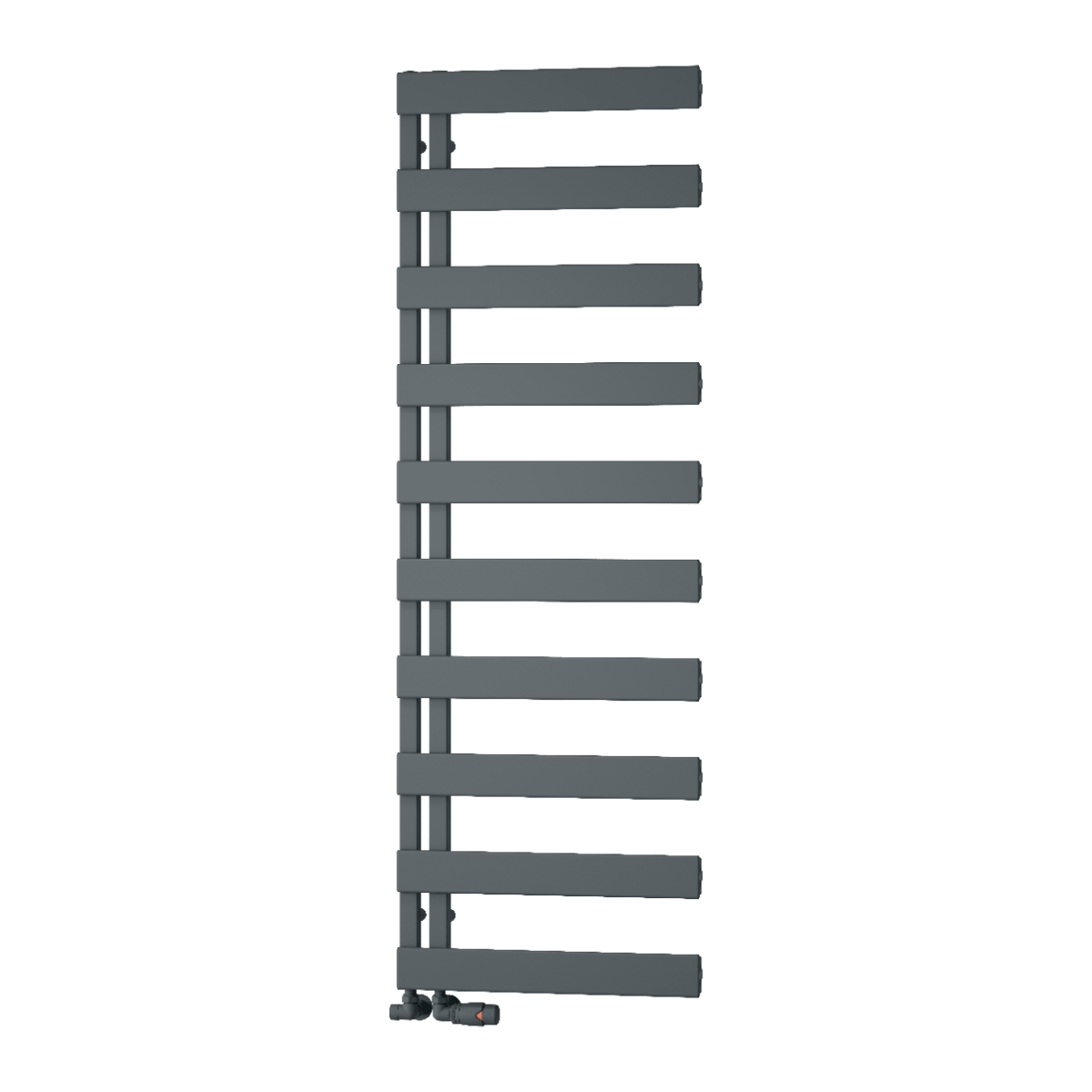 Reina Carpena Aluminium Ladder Towel Radiator in Anthracite