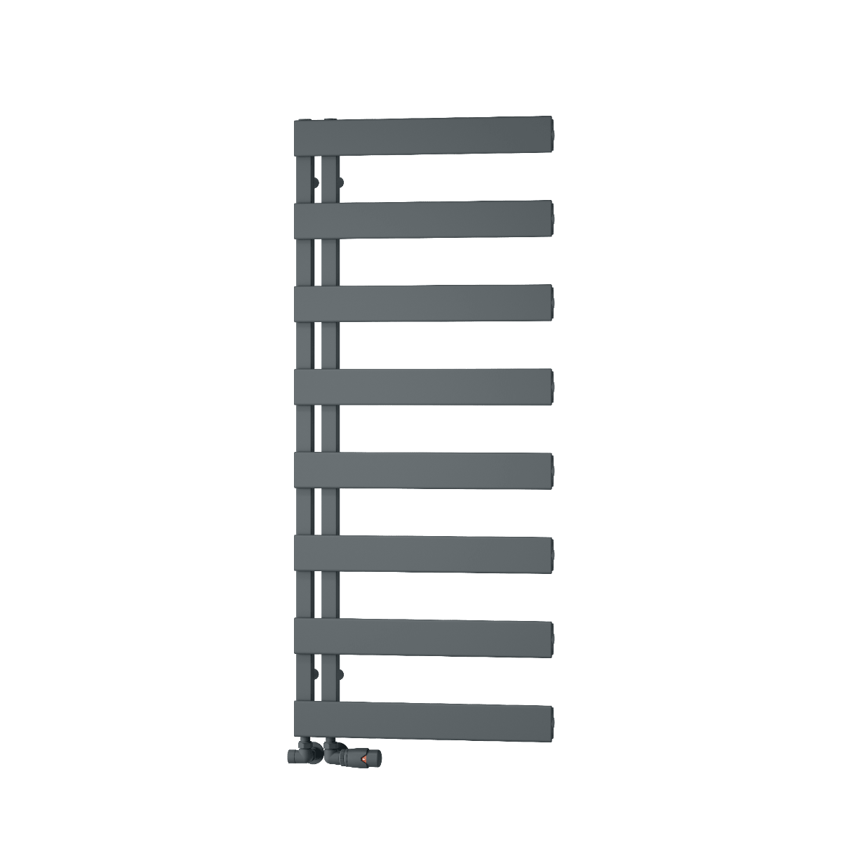Reina Carpena Aluminium Ladder Towel Radiator in Anthracite