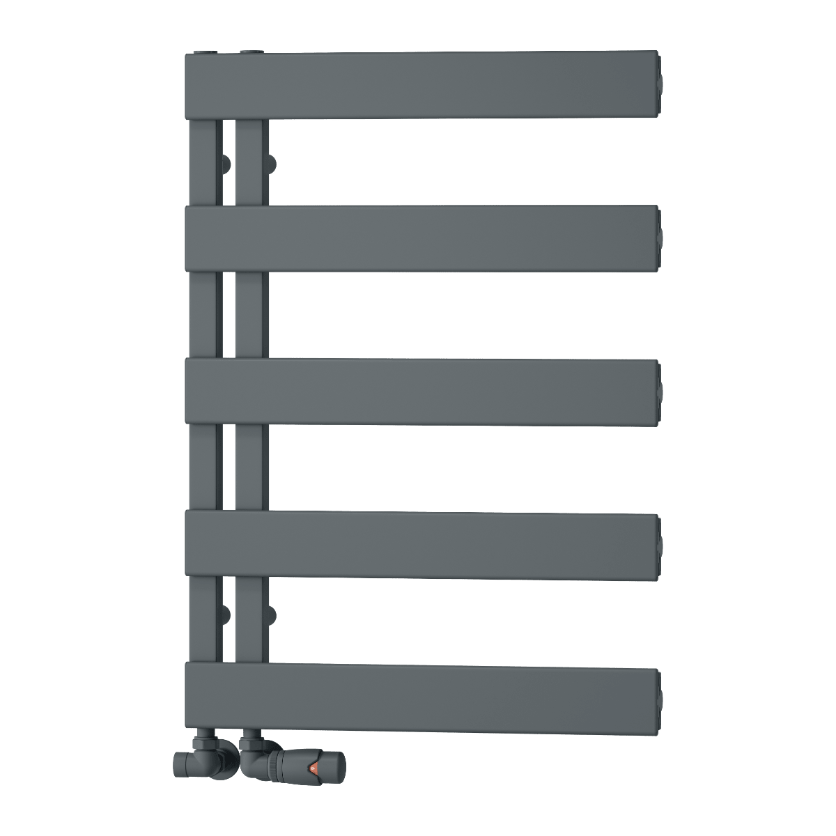 Reina Carpena Aluminium Ladder Towel Radiator in Anthracite
