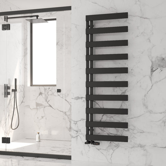 Reina Carpena Aluminium Ladder Towel Radiator in White