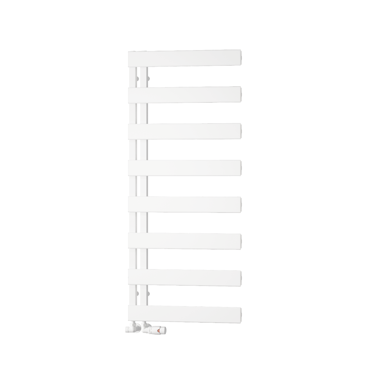 Reina Carpena Aluminium Ladder Towel Radiator in White