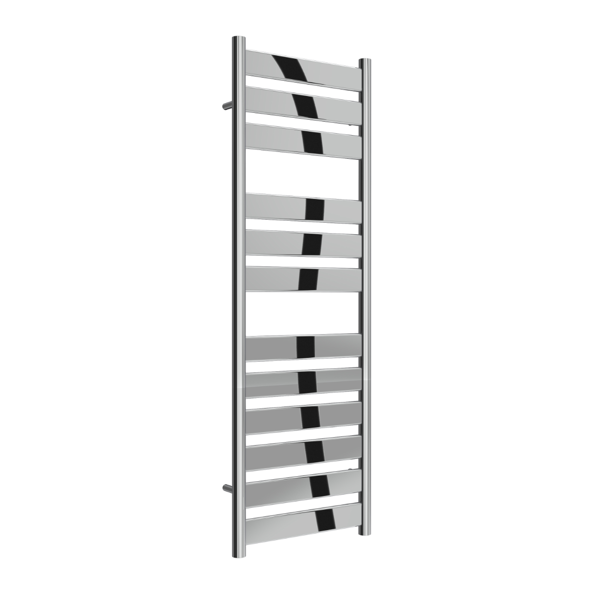 Reina Carpi Flat Panel Chrome Steel Bathroom Radiator