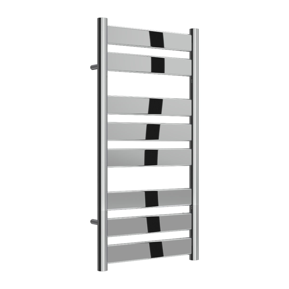 Reina Carpi Flat Panel Chrome Steel Bathroom Radiator