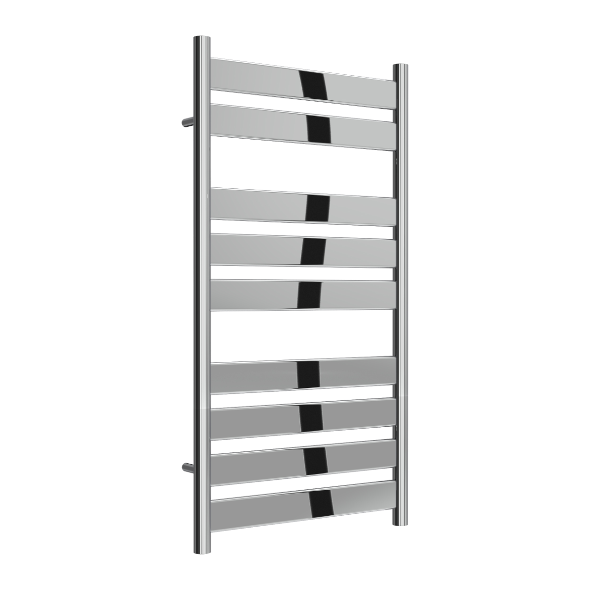 Reina Carpi Flat Panel Chrome Steel Bathroom Radiator