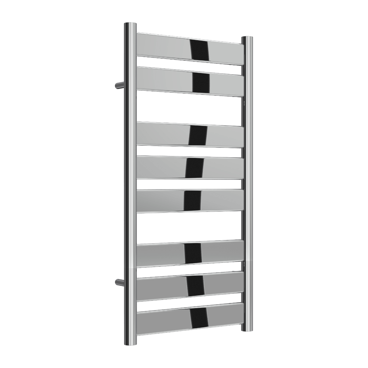 Reina Carpi Flat Panel Chrome Steel Bathroom Radiator in Chrome