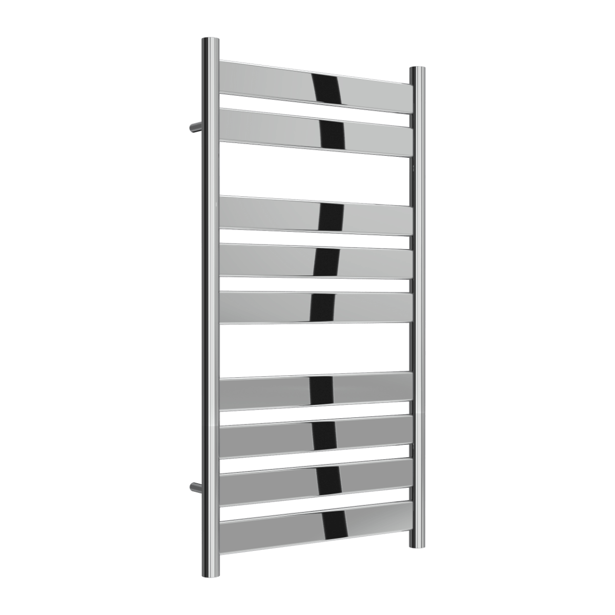 Reina Carpi Flat Panel Chrome Steel Bathroom Radiator in Chrome