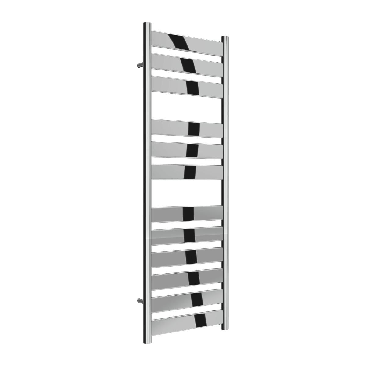 Reina Carpi Flat Panel Chrome Steel Bathroom Radiator in Chrome