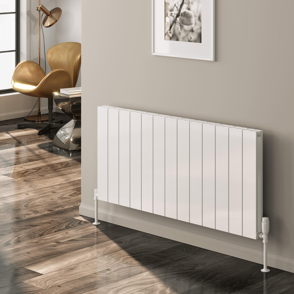 Reina Casina Horizontal Single Panel Radiator | 2 colours, 6 sizes